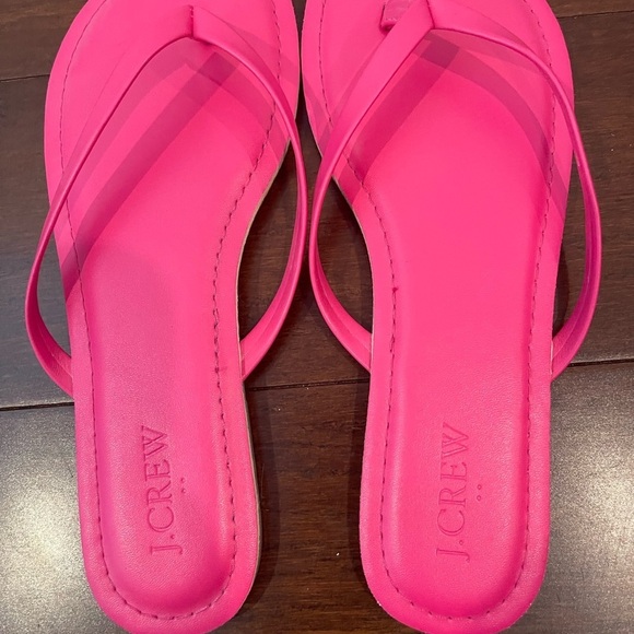 J. Crew Shoes - nwot j crew easy summer flip flops pink 7